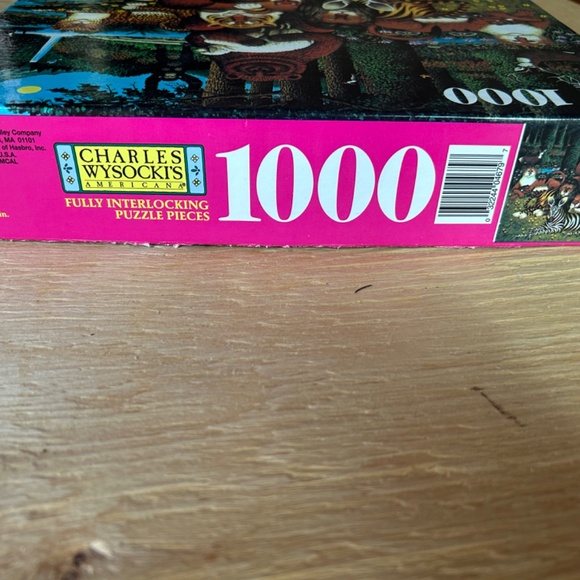 MB Vintage 1973 Charles Wysocki Americana 1000 Piece Jigsaw puzzle Jungle - Picture 2 of 6